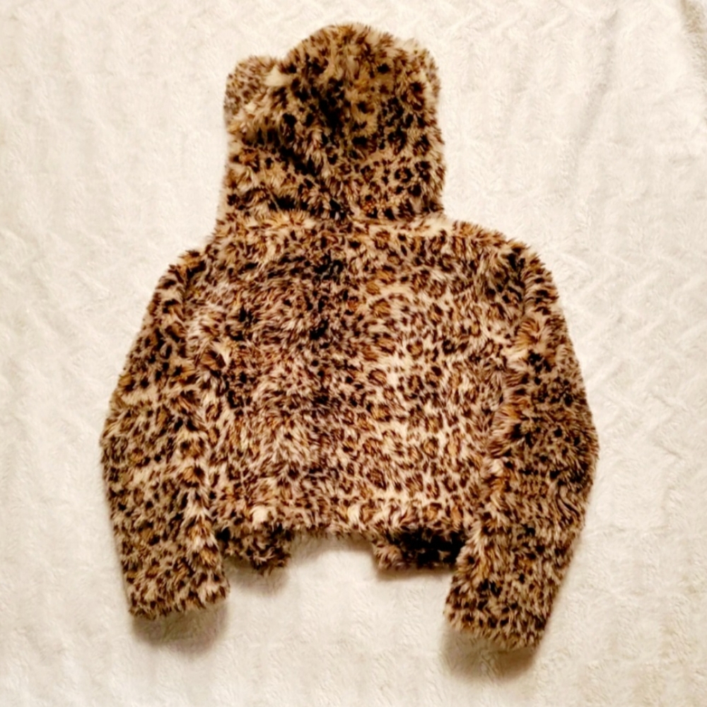 F21 Leopard Coat 5/6 - Picture 2 of 3